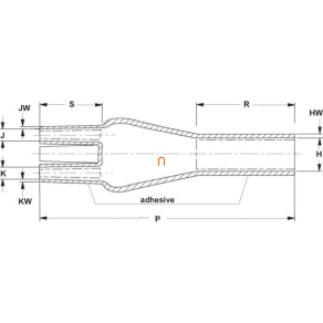   Raychem 603W035/S zsugor végelzáró - elágazóidom 1kV,5x(25-120) mm2 F40674N001