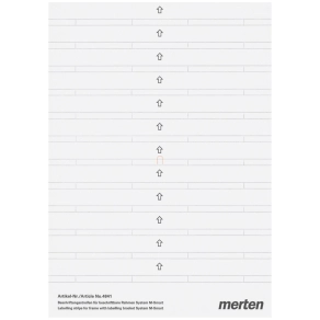   Schneider Merten M-Smart/M-Pure cimkéző készlet, 36 db-os 484100