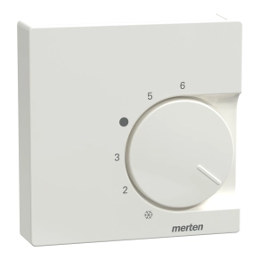 Schneider Merten Fedlap, váltóérintkezős  termosztáthoz, System-M, polárfehér 534719