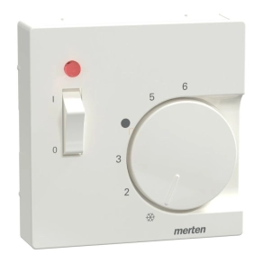   Schneider Merten Fedlap kapcsolós termosztátokhoz, System-M, polárfehér 534819