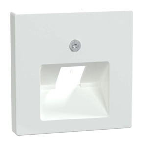   Schneider Merten Fedlap, 1xRJ45 aljzathoz, döntött, System-M, aktívfehér 296225