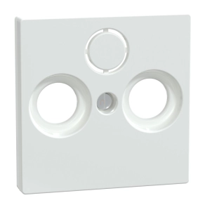   Schneider Merten Fedlap, 3 kimenetes antenna csatlakozóhoz, System-M, aktívfehér 296725