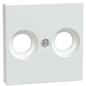   Schneider Merten Fedlap, 2 kimenetes antenna csatlakozóhoz, System-M, aktívfehér MEG4122-0325