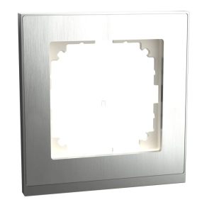   Schneider Electric Merten M-Pure - MEG4010-3646 - egyes keret, rozsdamentes acél/alumínium (fém)