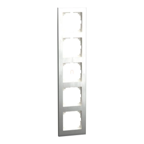   Schneider Electric Merten M-Pure - MEG4050-3646 - ötös keret, rozsdamentes acél/alumínium (fém)