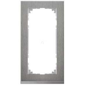   Schneider Merten M-Pure kettes keret, egyterű, rozsdamentes acél/alumínium (fém) MEG4025-3646