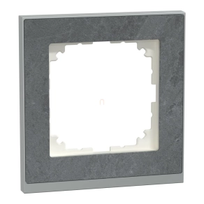   Schneider Electric Merten M-Pure - MEG4010-3669 - egyes keret, pala/alumínium (kő)