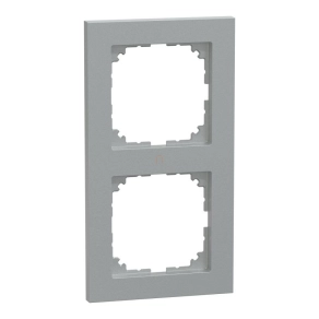  Schneider Electric Merten M-Pure - MEG4020-3660 - kettes keret, alumínium