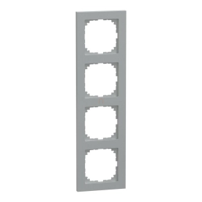   Schneider Electric Merten M-Pure - MEG4040-3660 - négyes keret, alumínium