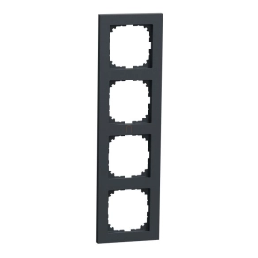   Schneider Electric Merten M-Pure - MEG4040-3614 - négyes keret, antracit