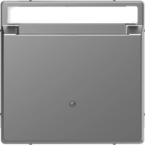 Schneider Electric Merten System Design - MEG3854-6036 - Fedlap hotelkártya kapcsolóhoz, acél