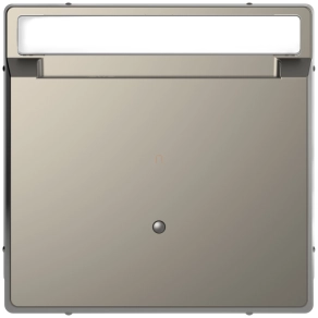   Schneider Electric Merten System Design - MEG3854-6050 - Fedlap hotelkártya kapcsolóhoz, nikkel