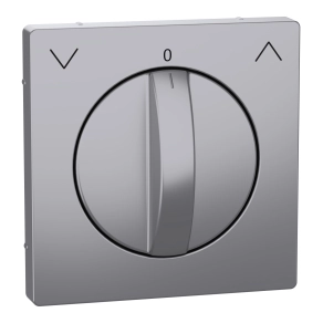 Schneider Electric Merten System Design - MEG3875-6036 - Fedlap forgatógombos redőnynyomóhoz, acél