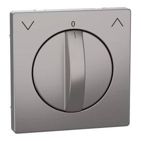 Schneider Electric Merten System Design - MEG3875-6050 - Fedlap forgatógombos redőnynyomóhoz, nikkel