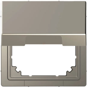   Schneider Electric Merten - MEG4081-6050 - Csapófedeles adapter, SM-SD, nikkel