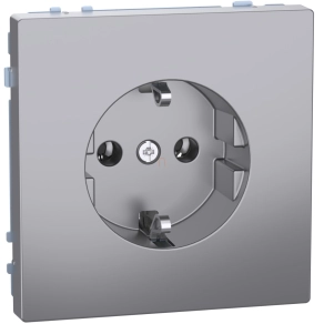   Schneider Electric Merten System Design - MEG2301-6036 - 2P+F csatlakozóaljzat, rugós, 16A, acél