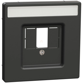   Schneider Electric Merten System Design - MEG4250-6034 - Fedlap, többfunkciós, feliratozható, antracit