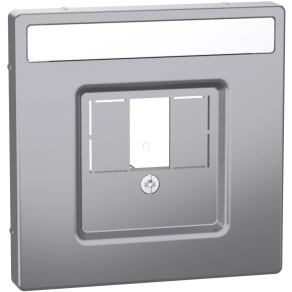   Schneider Electric Merten System Design - MEG4250-6036 - Fedlap, többfunkciós, feliratozható, acél