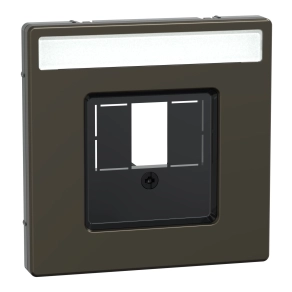 Schneider Electric Merten System Design - MEG4250-6052 - Fedlap, többfunkciós, feliratozható, mokka