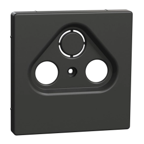 Schneider Electric Merten System Design - MEG4123-6034 - Fedlap, 3 kimenetes antenna csatlakozóhoz, antracit