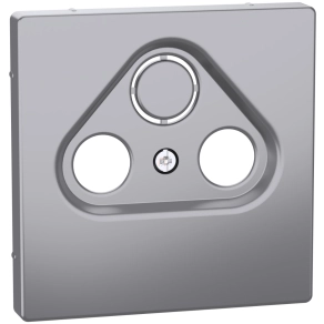   Schneider Electric Merten System Design - MEG4123-6036 - Fedlap, 3 kimenetes antenna csatlakozóhoz, acél