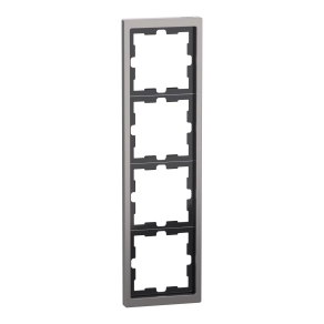 Schneider Electric Merten D-Life - MEG4040-6550 - négyes keret, nikkel
