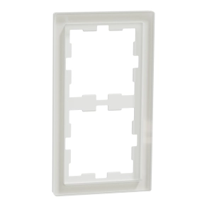 Schneider Electric Merten D-Life - MEG4020-6520 - kettes keret, kristályfehér (üveg)