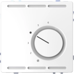 Schneider Electric Merten System Design - MEG5762-6035 - Szobatermosztát, váltóérintkezős, 250 V, 10A, lótuszfehér