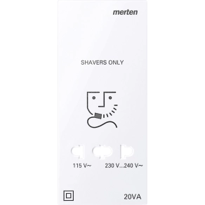 Schneider Electric Merten System Design - MEG2109-3435 - Fedlap borotva aljzathoz, lótuszfehér