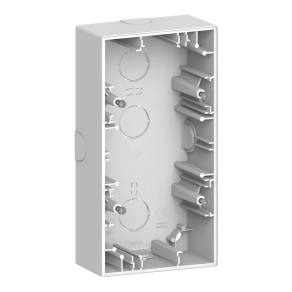Schneider Electric Merten System Design - MEG4024-6535 - Kettes kiemelődoboz, lótuszfehér