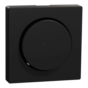   Schneider Electric Merten System-M - MEG5250-0403 - Fedlap, forgatógombos fényerőszabályzóhoz, fekete