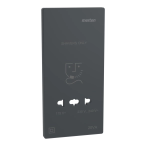 Schneider Electric Merten System Design - MEG2109-3434 - Fedlap borotva aljzathoz, antracit