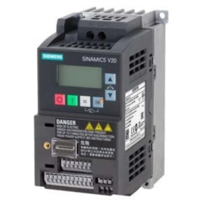   Siemens frekvenciaváltó 1F, 200-240V, 0,75kW, 4,2A, beépített C1 szűrővel, BOP panellel, - Sinamics V20 6SL3210-5BB17-5BV1
