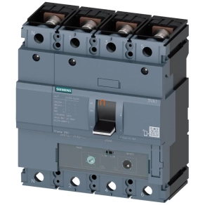   Siemens 3VA1225-5FF42-0AA0 szakaszoló kapcsoló 4P 250A, kábelsarus csatlakozás
