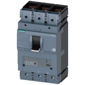   Siemens 3VA2463-5HL32-0AA0 kompakt megszakító, 3P 630A 55kA, ETU320 LI, Ii=1.5-9xIn, vonalvédelem, csavaros csatlakozás