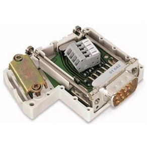   Wago PROFIBUS csatlakozó D-Sub apa 9 pólus világosszürke (750-960)
