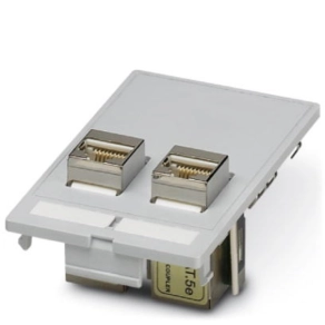   Adat-előlap - VS-SI-FP-2RJ45-5-MOD-BU/BU, Phoenix Contact, 1657766