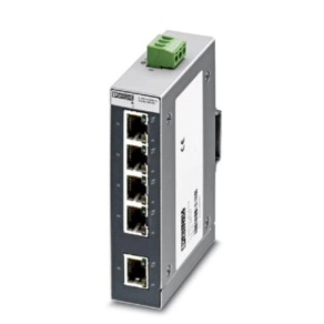   Ipari hálózati switch, nem konfigurálható, Portok száma:  5x 10/100 MBit/s RJ45, DIN-sínre, IP20 FL SWITCH SFNB 5TX 2891001 Phoenix Contact