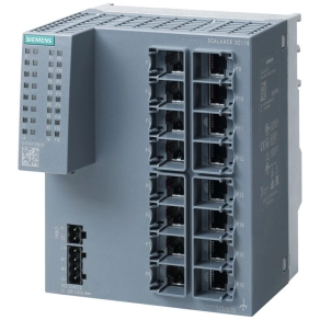   Siemens 6GK5116-0BA00-2AC2 SCALANCE XC116, Unmanaged IE switch, 16x 10/100 Mbit/s RJ45 ports