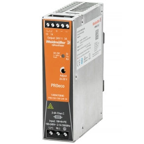 Weidmüller tápegység PRO ECO 72W 24V 3A 1469470000