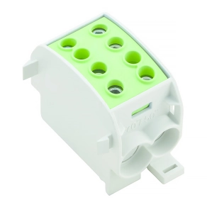   Weidmüller fővezeték sorkapocs 2x 70/2x50 mm2 zöldsárga WPD 103 2X70/2X50 GN 1561790000
