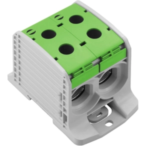   Weidmüller fővezeték sorkapocs 2x185/2x185mm2 zöldsárga WPD 232 2X185/2X185 GN 2502820000
