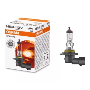   Osram Original Line 12V HB4 halogén fényszóró izzó, 12 V, 51 W, 1000 lm, P22d foglalattal, extra hosszú 2590 órás élettartam, OEM minőség, 9006, 1db/doboz