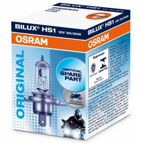   Osram Original Line 12V HS1 halogén motorkerékpár fényszórólámpa, 12 V, 35 W, 3200 K, PX43t foglalat, OEM minőség, 64185, 4050300439969, 1 darab/csomag