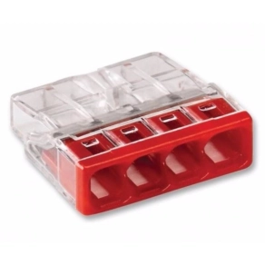   Wago Compact négyes tömör vezeték összekötő 0,5–2,5 mm² (2273-204)