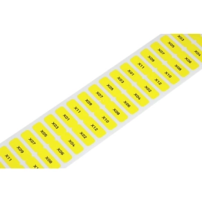   Wago címkék, Smart Printer-hez, folyamatosan öntapadó, 8 x 20 mm, sárga, (210-807/000-002)