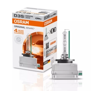   Osram Xenarc Original D3S xenon fényszórólámpa, 42V, 35W, 4300K színhőmérséklet, 3200 lumen fényáram, gyári minőség, PK32d-5 foglalattal, 66340, 1 darab/doboz