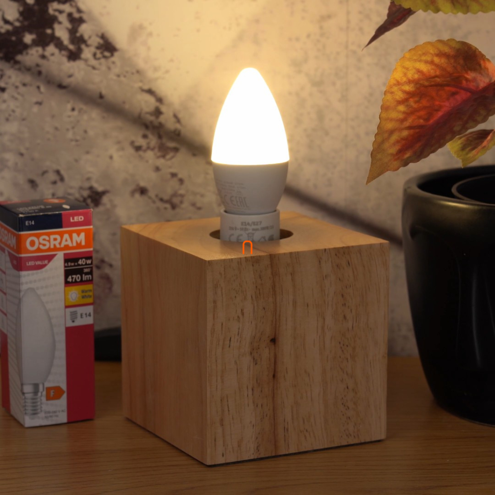 Osram E14 LED Value 4,9W 470lm 2700K melegfehér 230° - 40W izzó helyett