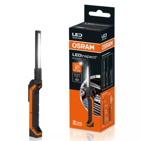   Osram LEDinspect Pocket200 LED szerelőlámpa, 3 világítási funkcióval, 200 lumen fényerő, 180° dönthető, 360° forgatható, kompakt kivitel, LEDIL408