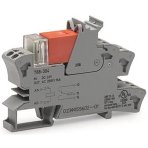 Wago rel 24 VDC, szürke (788-304)